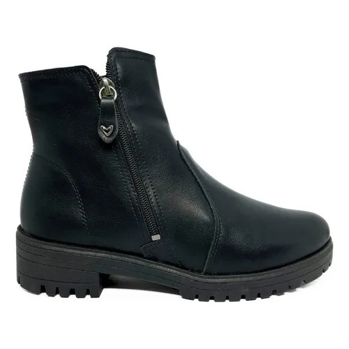 Bota Feminina Coturno Salto Bloco Tratorada Leve Mississipi