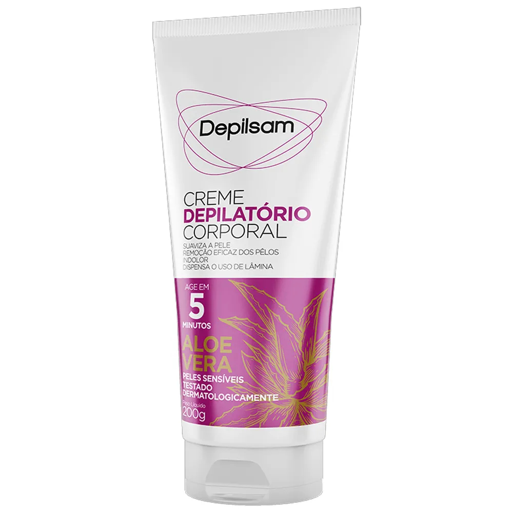 Depilsam Creme Depilatório Corporal Aloe Vera - 200g
