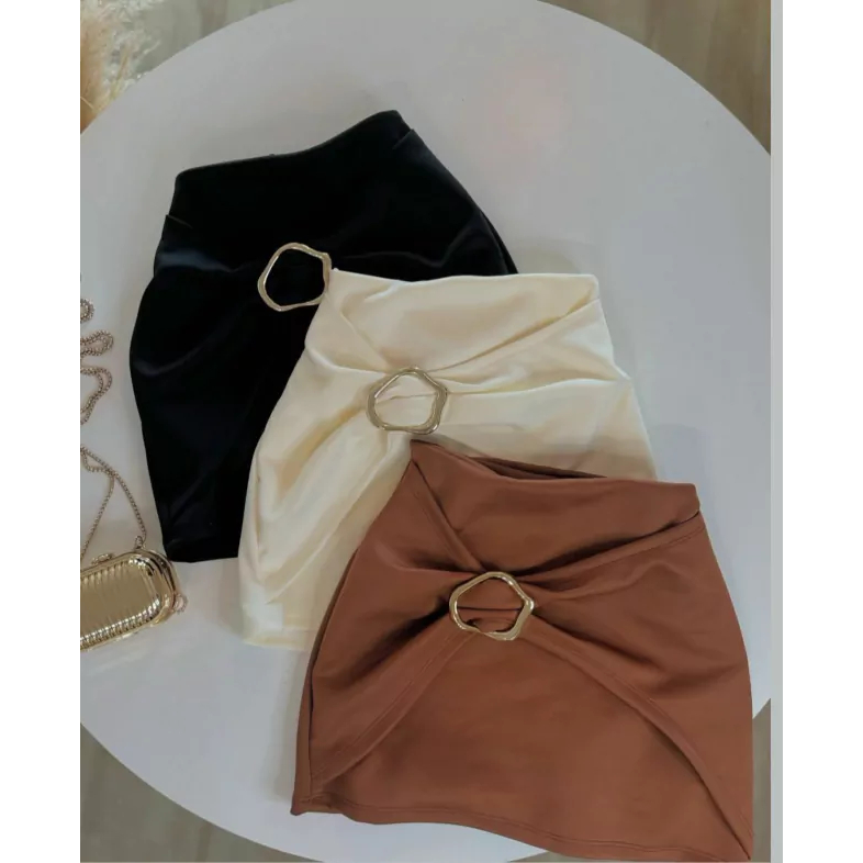 Short saia com argola Neoprene