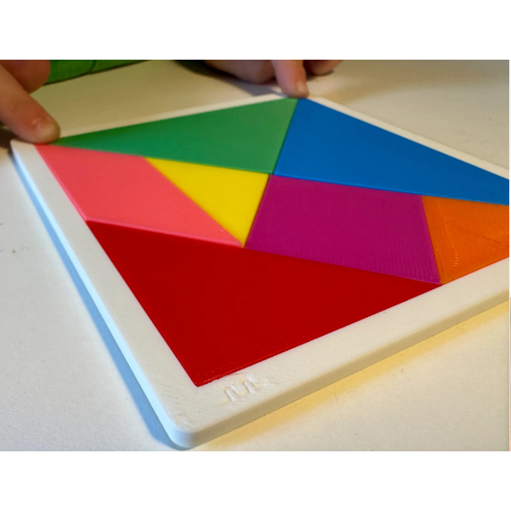 Quebra Cabeca TANGRAM Geometrico Quebra Cabeca Chines Forme Figuras Brinquedo Pedagogico Educativo