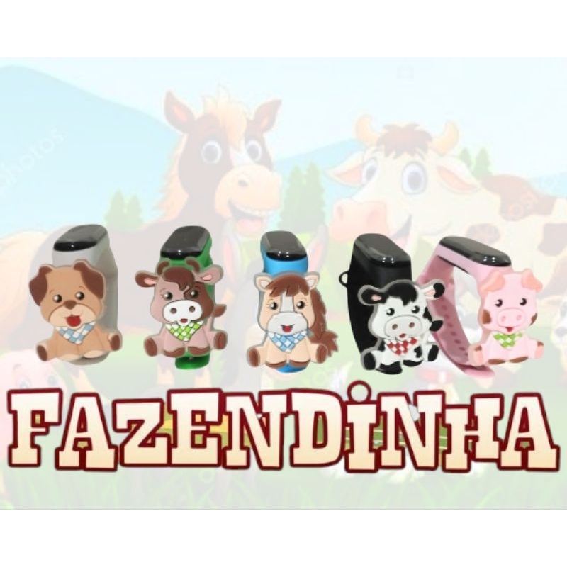 Relógio infantil fazendinha/relógio animais fazenda/relógio cavalo/relógio cachorro/relógio infantil