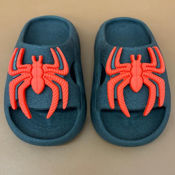 Sandália Nuvem Infantil Aranha Meninos Papete Babuche Chinelo Confortável