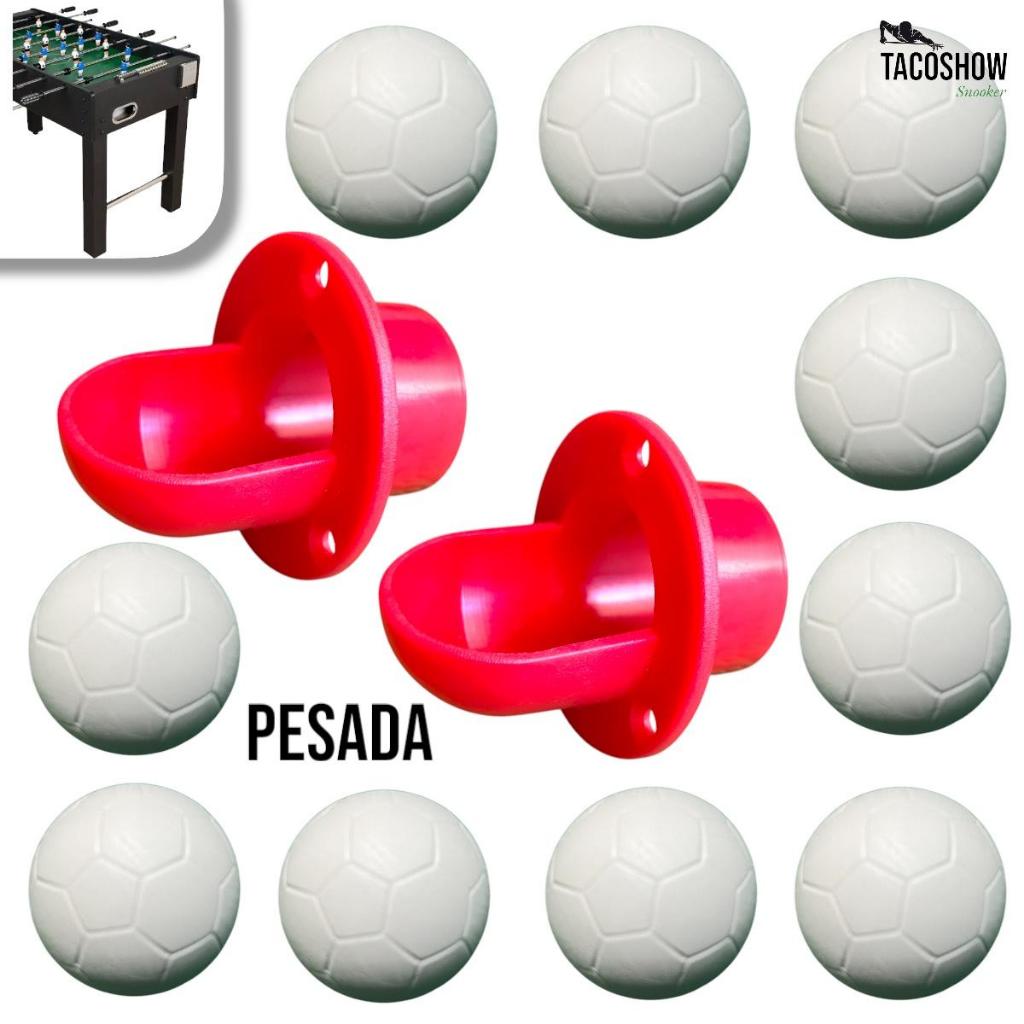 Bola de Pebolim PESADA Cachimbo Bolinha Pebolim com 10 7 5 Unidades Totó Pacal Flaflu