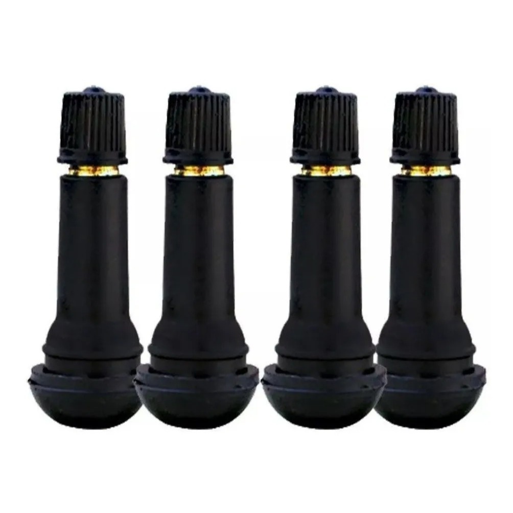 Kit 4 Bicos Válvula Pneu Sem Câmara Tr414 Envio Imediato