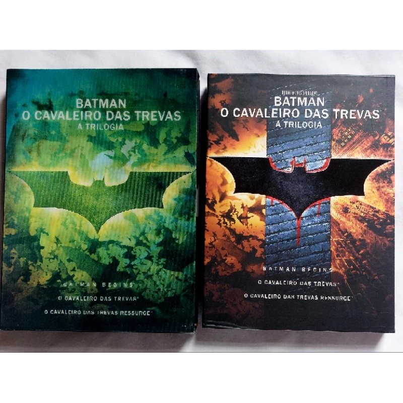 BOX BATMAN TRILOGIA CRISTIAN BALE 6 DISCOS LIVRETO EDICAO COLECIONADOR