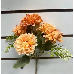 Flor Artificial Dália 30cm c 5 Ramos – Decoração Elegante /h0029