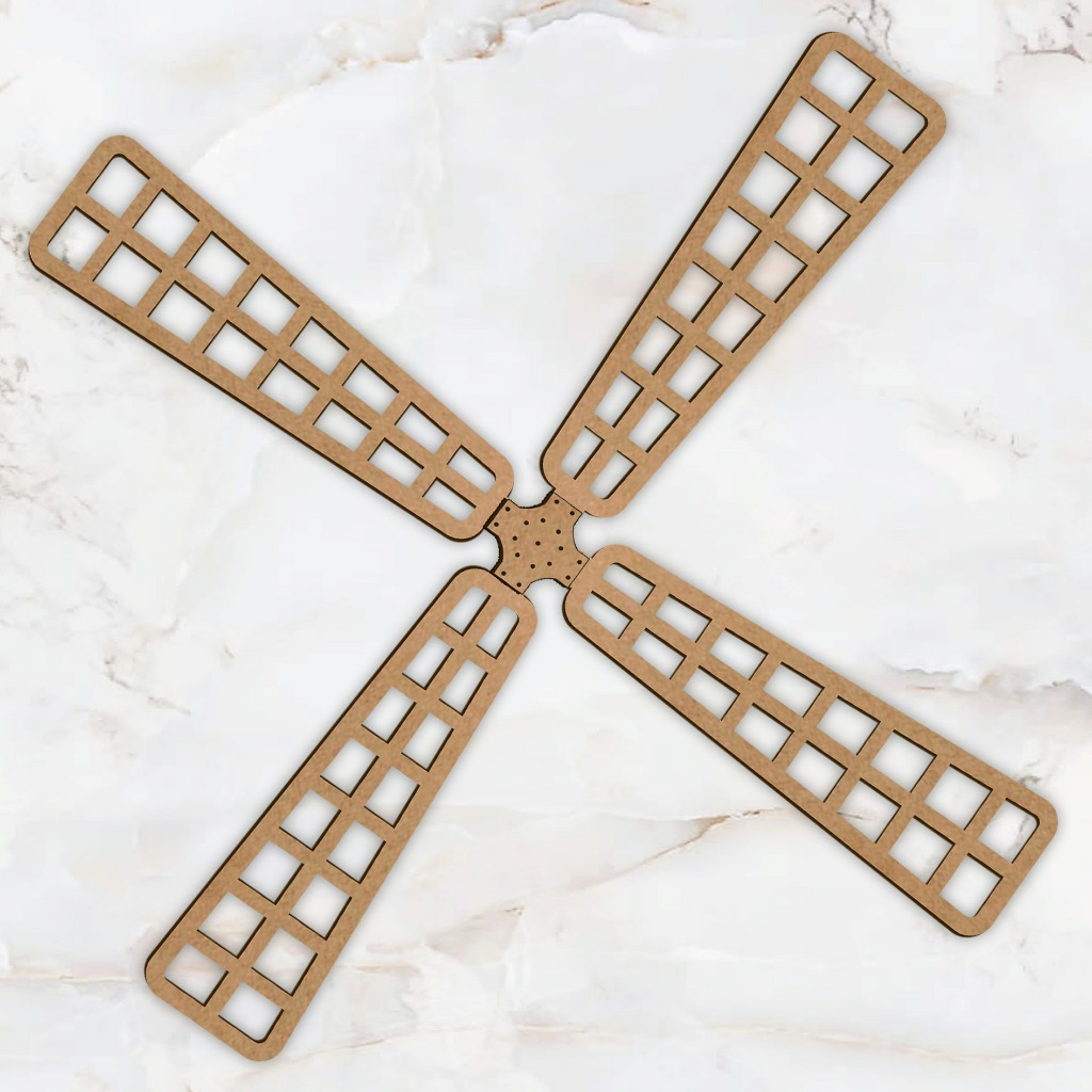 Hélice Moinho Holandes 80x80cm Catavento Mdf Crú DesmontáveL Cortado a Laser em Oferta na Shopee
