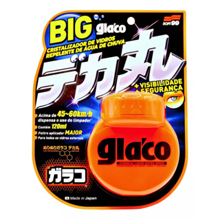 Soft99 Glaco Big Cristalizador De Vidro Repelente De Chuva 120ml em Oferta na Shopee