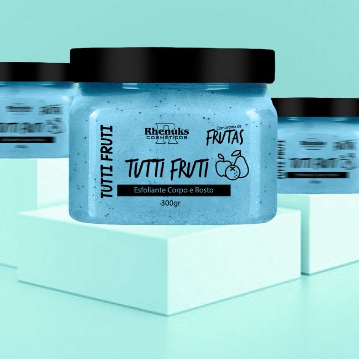 ESFOLIANTE PARA CORPO E ROSTO - TUTTI FRUTI - 300G - RHENUKS