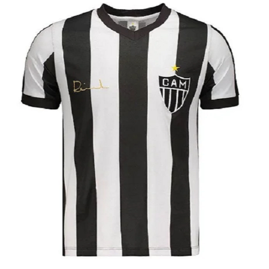 Camisa Atlético Mineiro Retrô REI REINALDO 1976 Galo Doido  Licenciado Oficial Presente Time Futebol