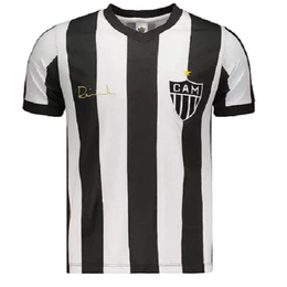 Camisa Atlético Mineiro Retrô REI REINALDO 1976 Galo Doido Licenciado Oficial Presente Time Futebol