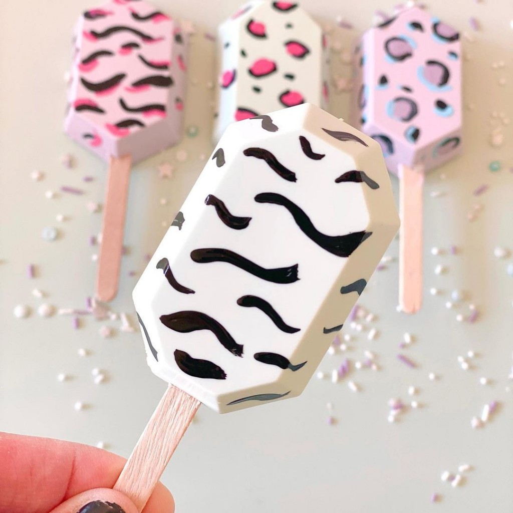 Forma De Acetato Confeitaria Lollipop Esmeralda No Palito