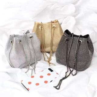 Bolsa Feminina saco de ombro Bolsa Com Strass De Diamante Corrente Festa Casamento festas Balada WT188-1 em Oferta na Shopee