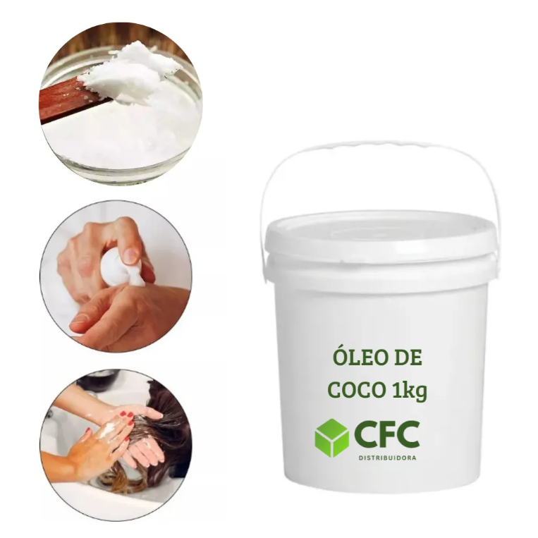 Óleo De Coco Puro Natural Para Cosméticos 500g 1kg Escolha em Oferta na Shopee