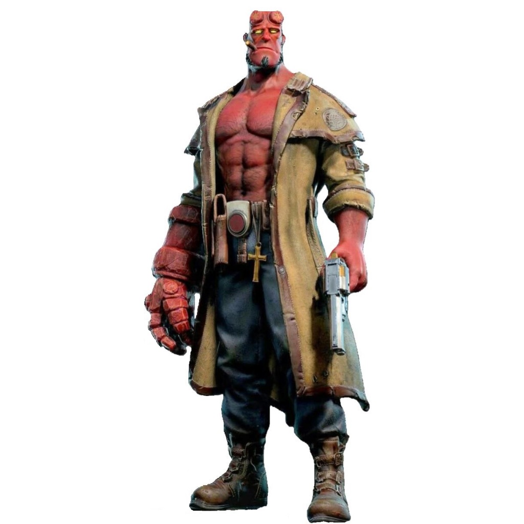Action Figures HellBoy 3D Colecionáveis - Figuras de Ação Impresso 3D para Pintura