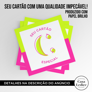 Cartão de Agradecimento PERSONALIZADO COM SUA ARTE - 9x9cm - PAPEL BRILHO - SÓ FRENTE em Oferta na Shopee
