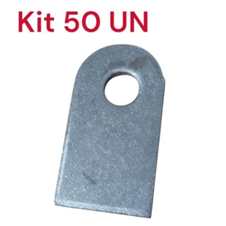 Porta cadeado reto soltar KIT com 50 UN Aço em Oferta na Shopee