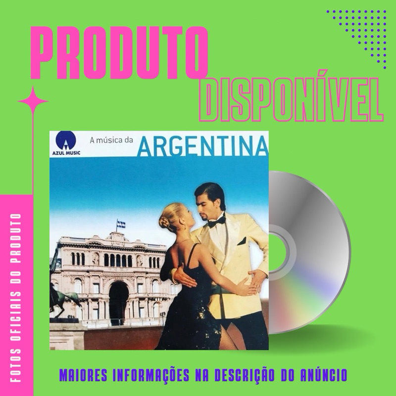 CD COLEÇÃO CARAS A MÚSICA DO MUNDO - A MÚSICA DA ARGENTINA