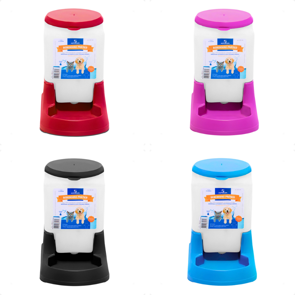 Bebedouro 3 Litros Automatico Cachorro e Gato Prático - Alvorada em Oferta na Shopee