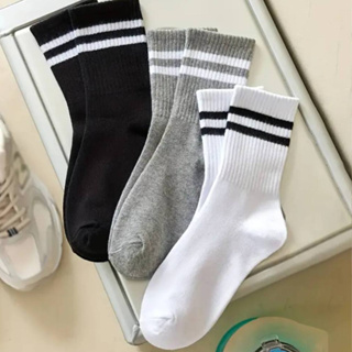 Meias Cano Alto Moderna Com 1 Até 6 Pares Algodão em Oferta na Shopee