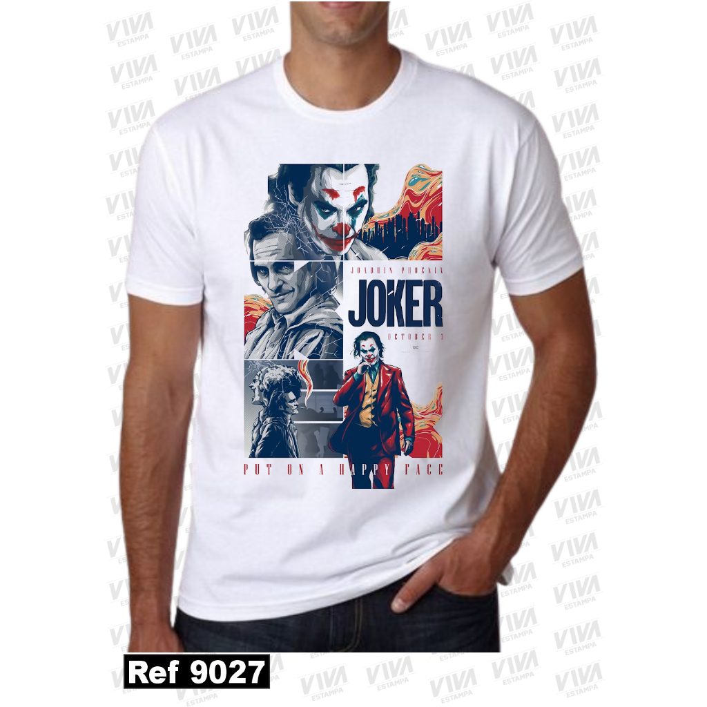 Camiseta Unissex Camisa 100% Algodão  Coringa Joker Filme  George Lucas Envio Rápido  Estampa Digital