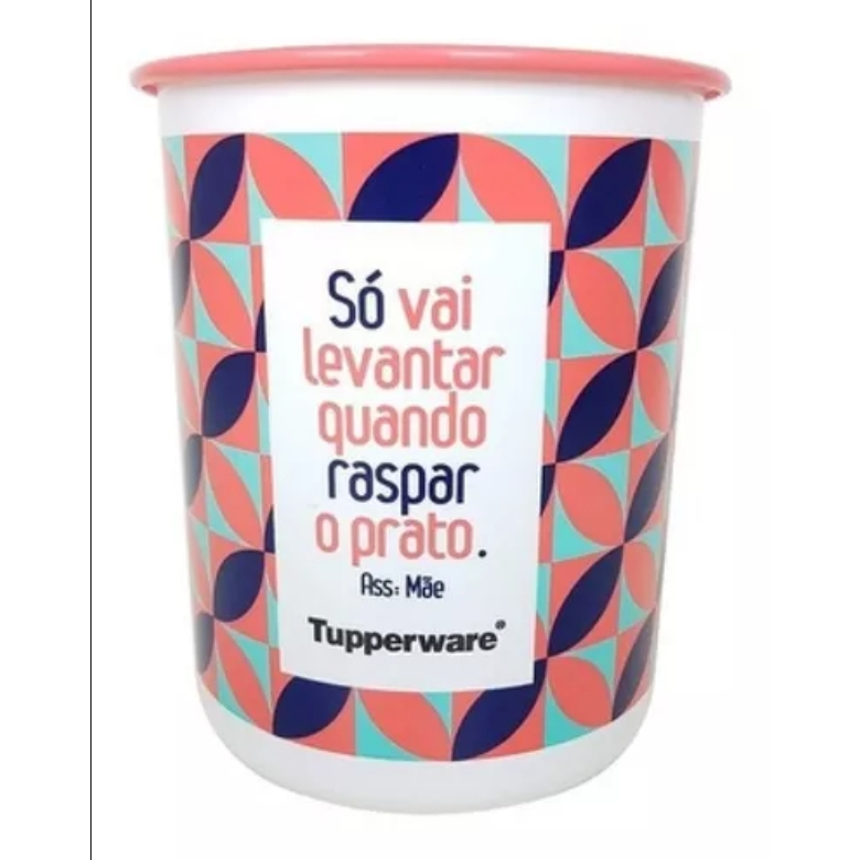 Tupperware super Instant Slim 2,25ml - vedação hermética-edição especial mãe
