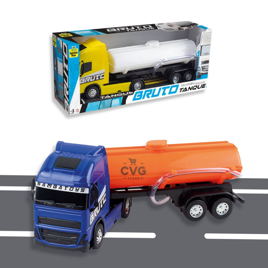 Caminhão de Brinquedo Infantil Carrinho Bruto Tanque Racing Roda Livre Colecionável 4x4 0705