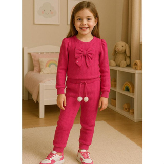 Conjunto Infantil Menina Inverno Frio Quentinho 4 ao 12 anos Rosa em Oferta na Shopee