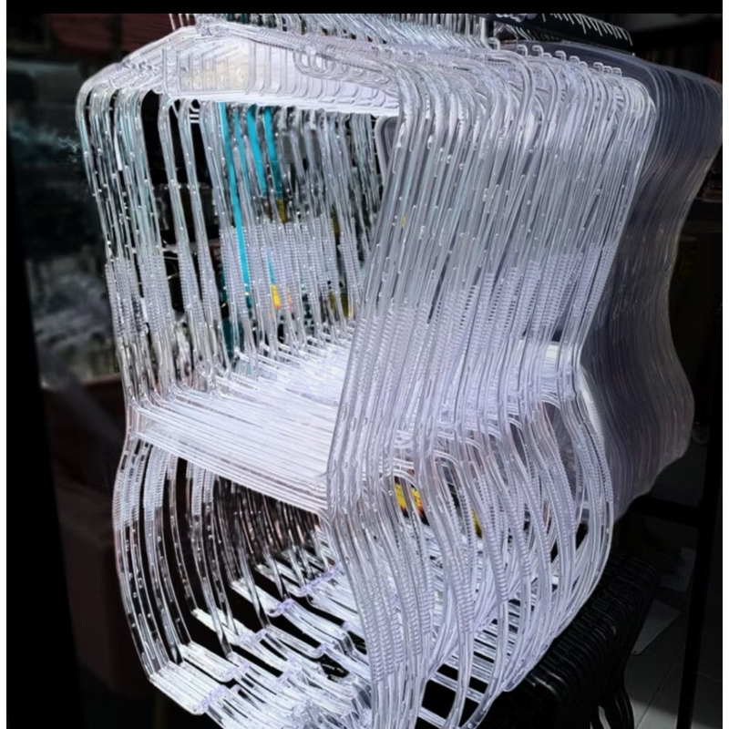 kit 10 cabides silhueta acrílico adulto reforçado corpinho expositor organizador de roupa em Oferta na Shopee