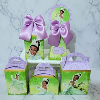 Personalizados A Princesa e o Sapo Pegue Monte Caixinha Lembrancinha Kit Festa Princesa Tiana Negra em Oferta na Shopee