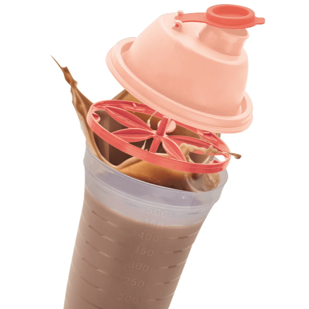 Tupperware Quick Shake II 500ml Flamingo