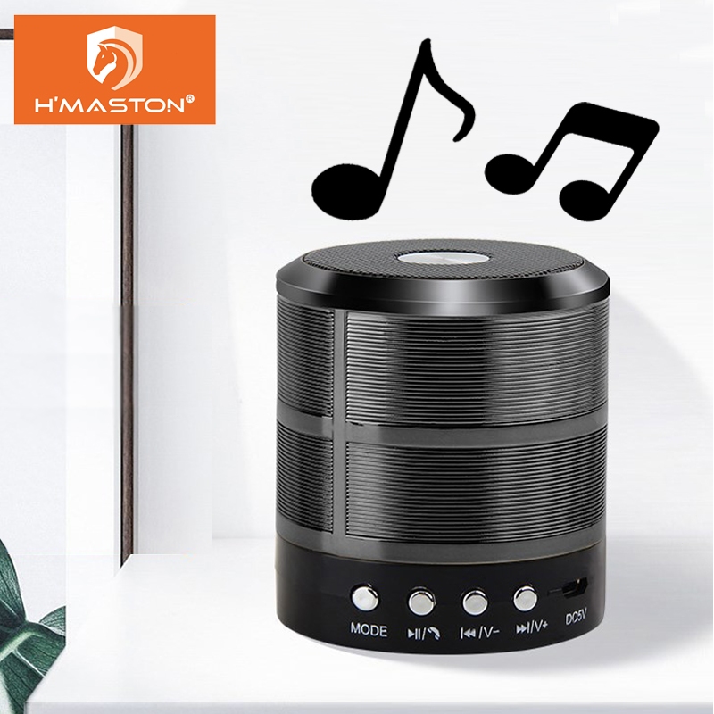 Electro Nest Caixa de som Bluetooth 5.0 Alta qualidade Volume elevado Portátil Vários modos de ligação WS-887