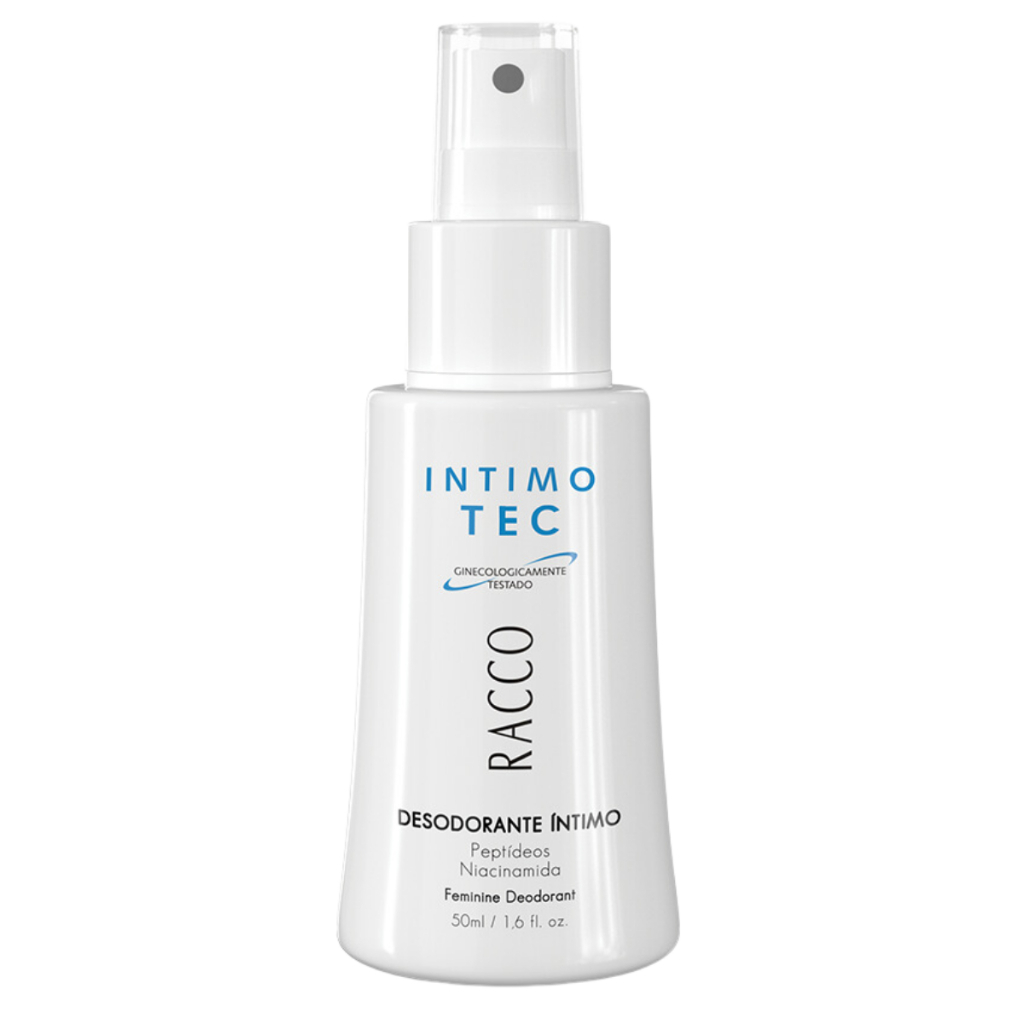 Rejuvenescimento íntimo Desodorante Clareador Intimo Tec Clarea Manchas Virilha Racco 50ml Original