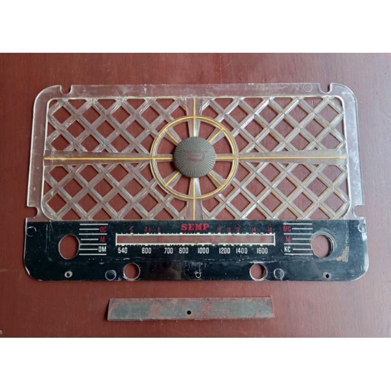 Dial Antigo Rádio Semp Valvulado 3 Faixas Anos 60