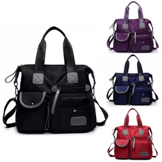 Bolsa Feminina em Náilon Impermeável Grande Capacidade: Mensageiro Casual - Estilo Moderno para Uso Diário em Oferta na Shopee