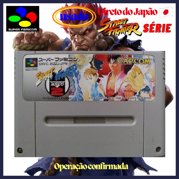Direto do Japão 🎮 Street Fighter ZERO 2 （Original japonês）