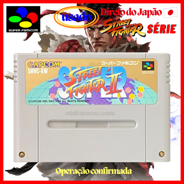 Diretamente do Japão 🎮 Super Famicom 🎮 Super Street Fighter 2（Original japonês）