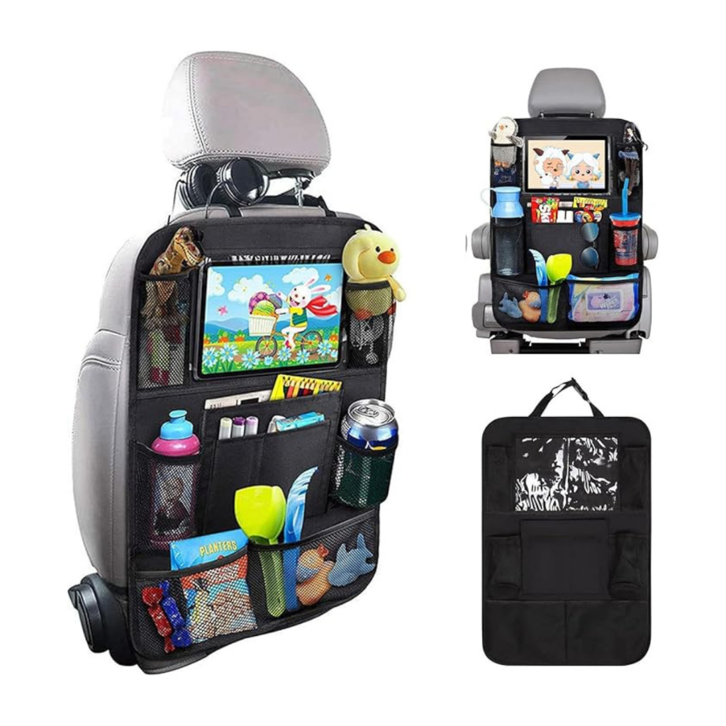 Bolsa Organizadora Porta Trecos Carro Acessórios P/ Assento Organizador Suporte Tablet Veículo Banco Passageiro