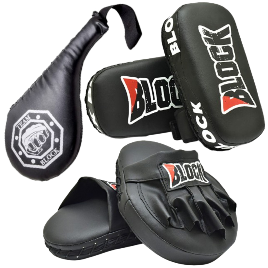 Kit Aparador De Chute Soco Manopla De Foco Raquete De Chute Alto Treino Arte Marcial Luta em Oferta na Shopee