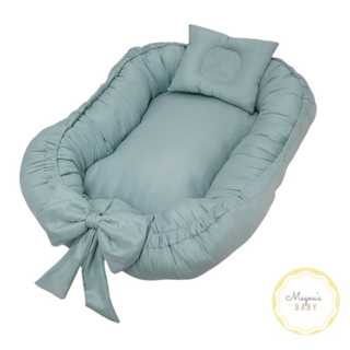 Ninho redutor de berço para bebê Ajustável+travesseiro meninas meninos unissex COR ÚNICA/SEM BABADO em Oferta na Shopee