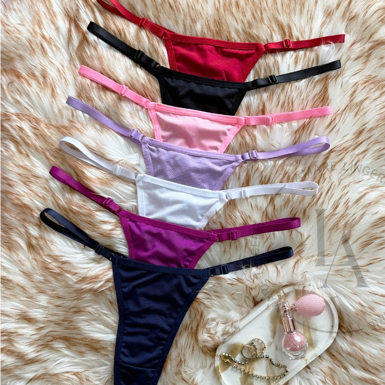 Kit 10 Calcinhas Sexy Regulagem Lateral em Microfibra Tanga Sensual Direto de fábrica em Oferta na Shopee