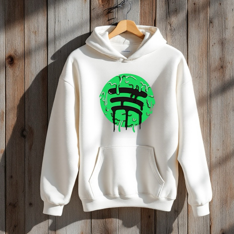 MOLETOM CASACO CANGURU MASCULINO APLICATIVO DE MÚSICA MUSIC FAMOSO FLANELADO QUENTE COM CAPUZ INVERNO UNISSEX FEMININO