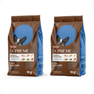 Kit 2 Ração Quatree Supreme Cães Adultos Raças Pequenas - 1Kg em Oferta na Shopee