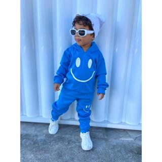 Conjunto Moletom Bebê Infantil Criança Menino Agasalho Masculino Moleton Inverno com Capuz em Oferta na Shopee