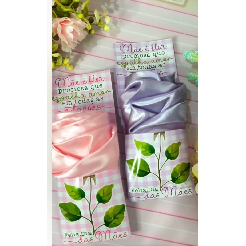 30 Cartão para Touca Cetim - Papelaria