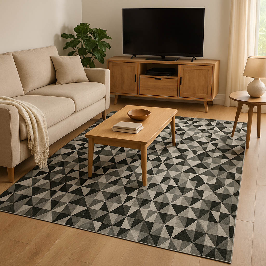 Tapete para sala quarto com base antiderrapante 2 metros