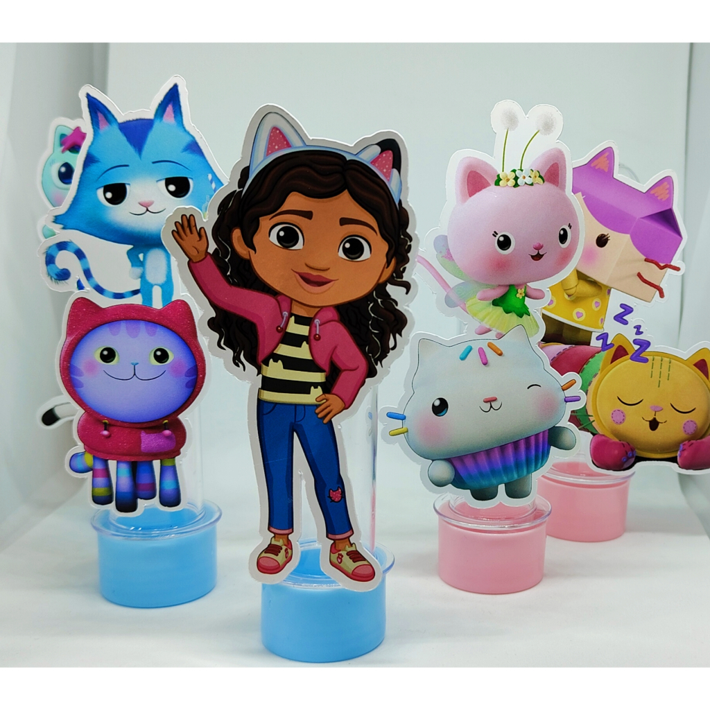 Kit com 20 Tubetes Tema A Casa magica da Gabby para lembrancinha e decoração em Oferta na Shopee