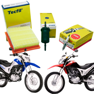 Kit Vela + Filtro De Ar + Comb Nxr Bros 150 160 Xre 190 Injeção 2009 2010 2011 2012 2013 2014 2015 2016 2017 2018 2019.. em Oferta na Shopee