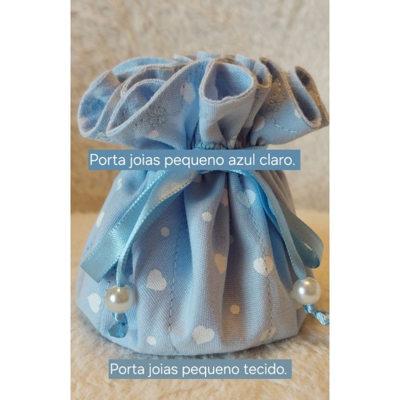 Porta  joias de tecido pequeno: Organizadores ideal para bolsa dividido em casulos individuais. Porta joias saquinho em Oferta na Shopee