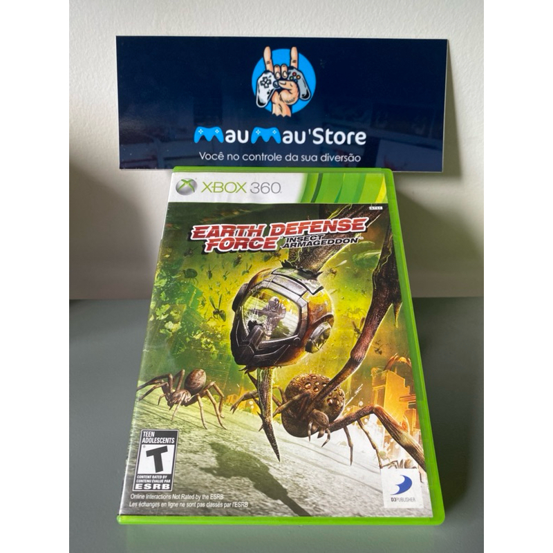 Earth Defense Force Insect Armageddon Xbox 360 - Original Usado Jogos de Ação
